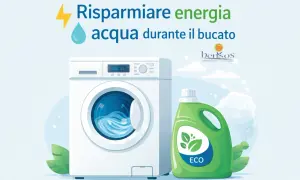 Lavaggio ecologico lavatrice: risparmia energia e acqua con il detersivo eco.