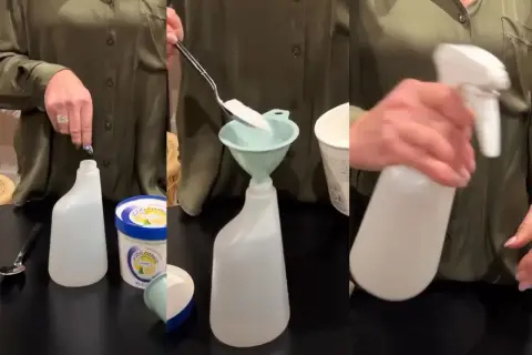 Preparazione di un anticalcare naturale con acido citrico in polvere.