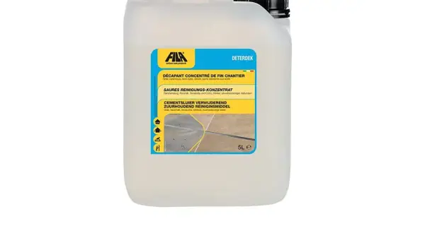 Detergente concentrato per pulire klinker e altre superfici resistenti agli acidi. Ideale per rimuovere residui di cemento.