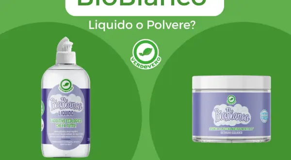 Ho finito il detersivo per lavatrice, cosa posso usare? BioBianco liquido o in polvere, entrambi ecologici per un bucato perfetto.