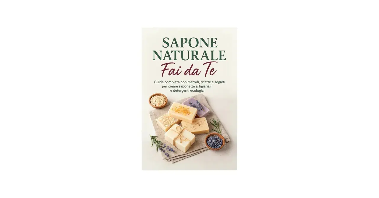 Sapone naturale fatto in casa: una guida con ricette e segreti per creare saponette artigianali e detergenti ecologici.