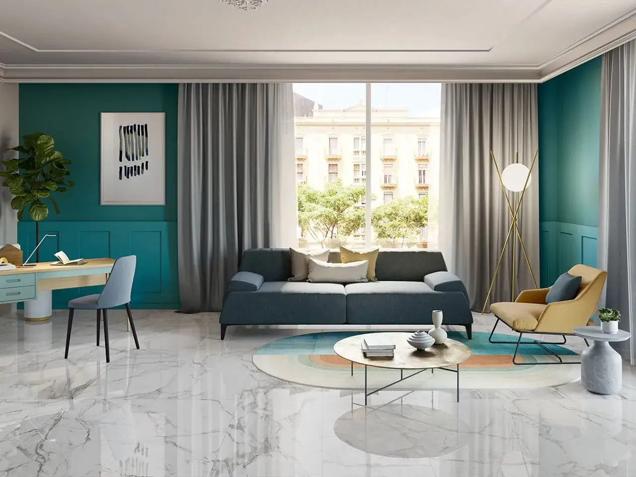 varietà marmo bianco Carrara Statuario Calacatta Arabescato pavimenti