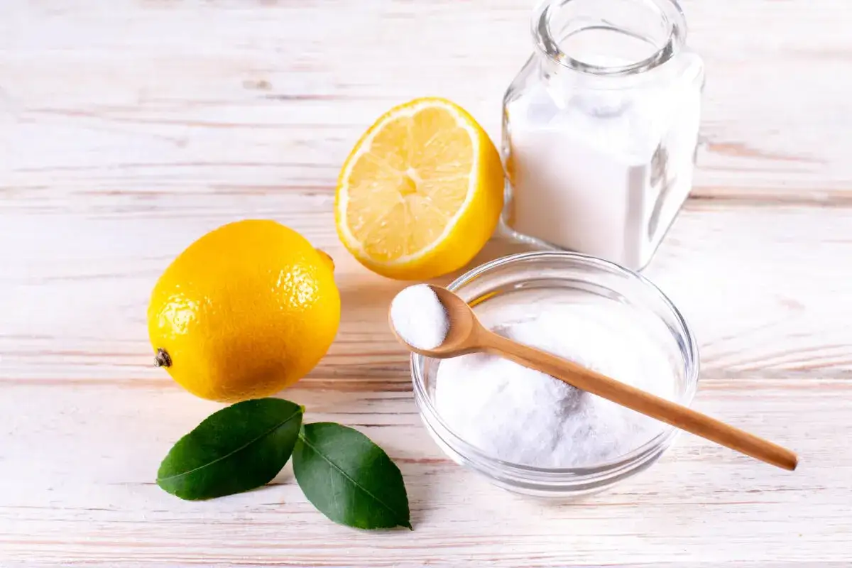 Limoni, bicarbonato e foglie verdi: ingredienti per un efficace anticalcare naturale fai da te.